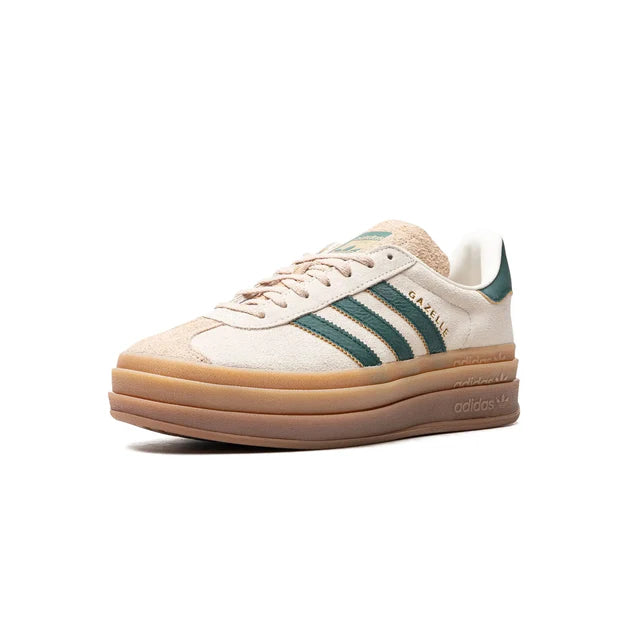 Adidas Gazelle Bold Magic Beige Collegiate Green