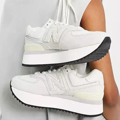 New Balance 574 Platform White