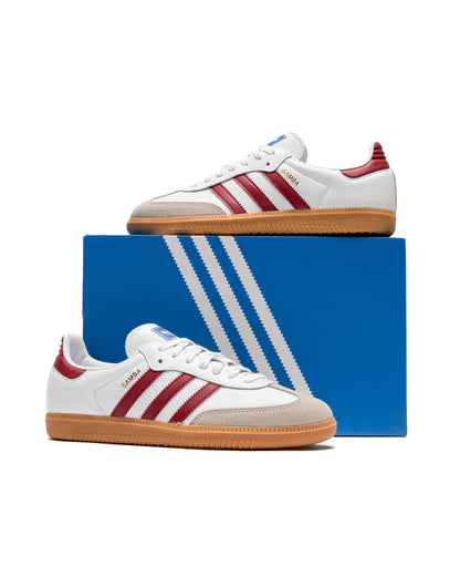 Adidas Samba OG Sporty & Rich White Core Burgundy