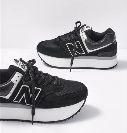 New Balance 574 Platform Black