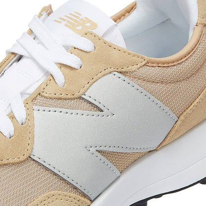 NEW BALANCE 327 WOMEN'S BEIGE / SILVER TRAINERS